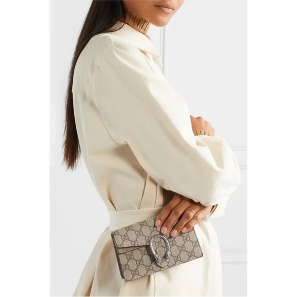 ✨FULL INCLUSION SALE-GUCCI DIONYSUS Super Mini Bag GG Supreme Crossbody/Shoulder - Picture 9 of 9